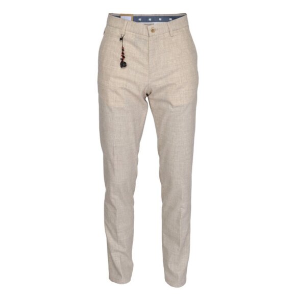 NWT MARCO PESCAROLO MEN'S PANTS - BEIGE - STRETCH WOOL & CASHMERE Size ~32 US - Picture 1 of 7